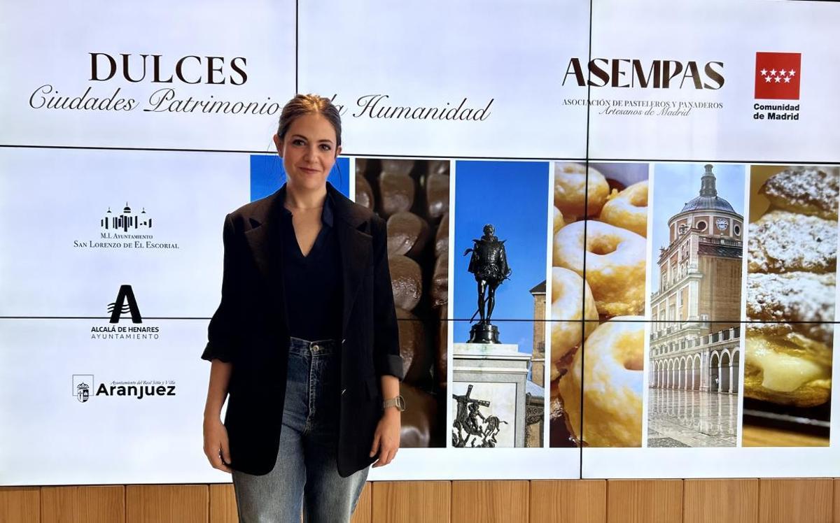 La directora general de Turismo y Hostelería, Laura Martínez Cerro, durante la presentación de la campaña.