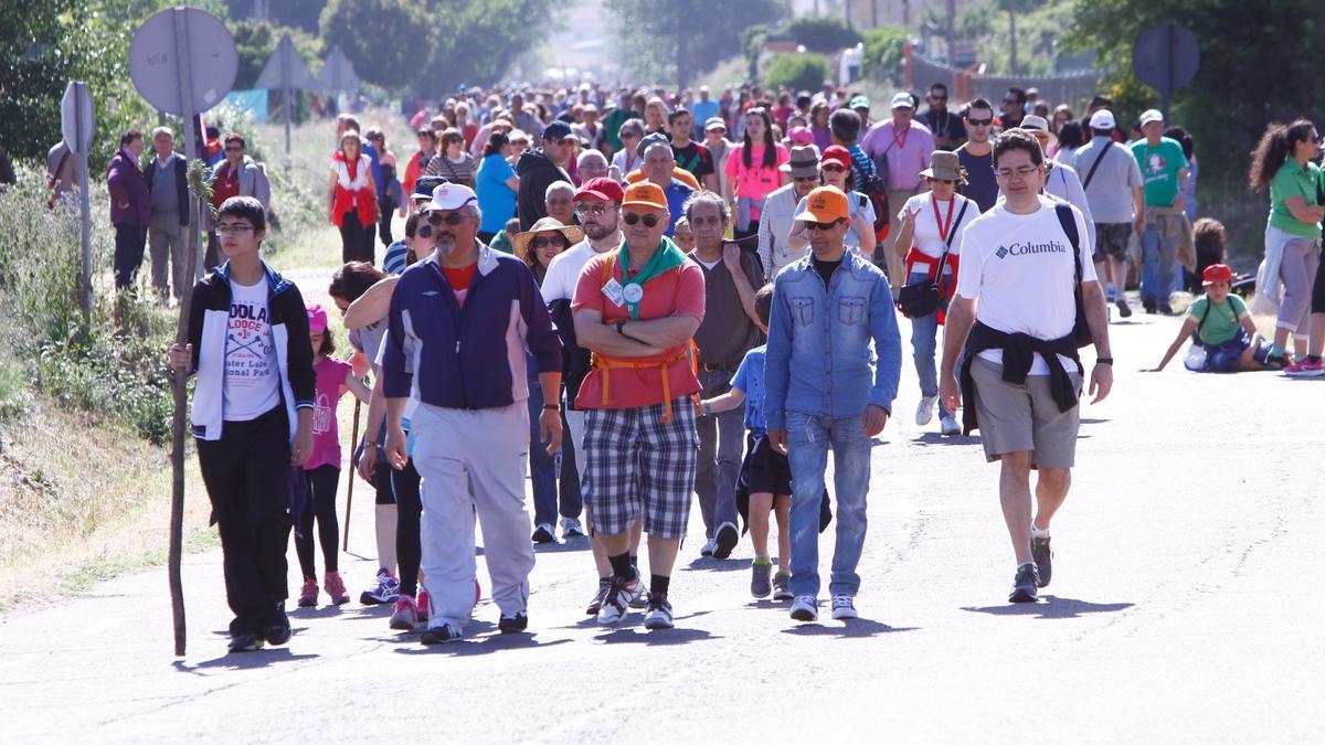 La Hiniesta, el 6 de junio de 2022, será jornada festiva en la capital. En la imagen, la romería de 2015