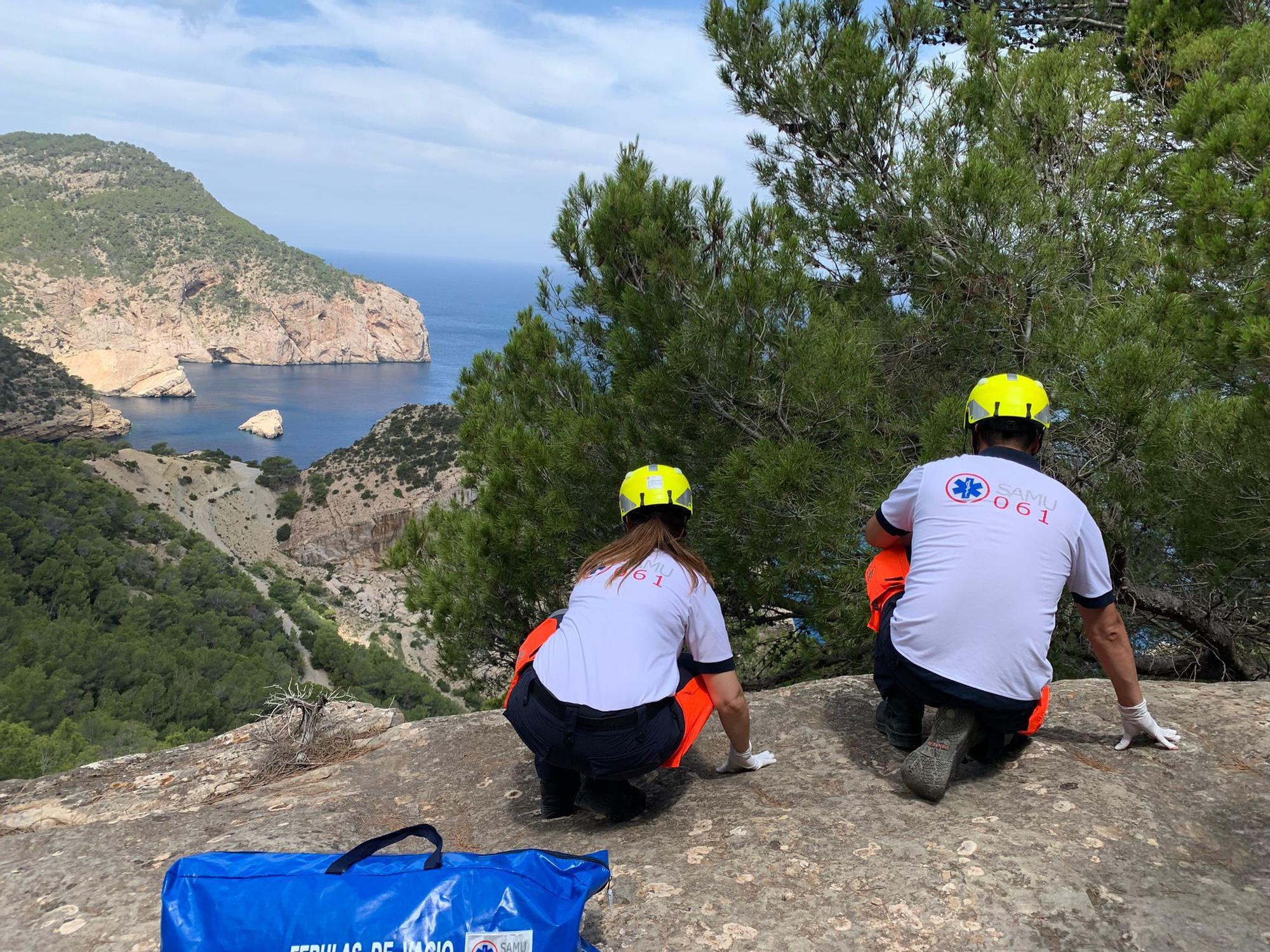 Escalada accidentada en Ibiza: tres personas resultan heridas, una de gravedad