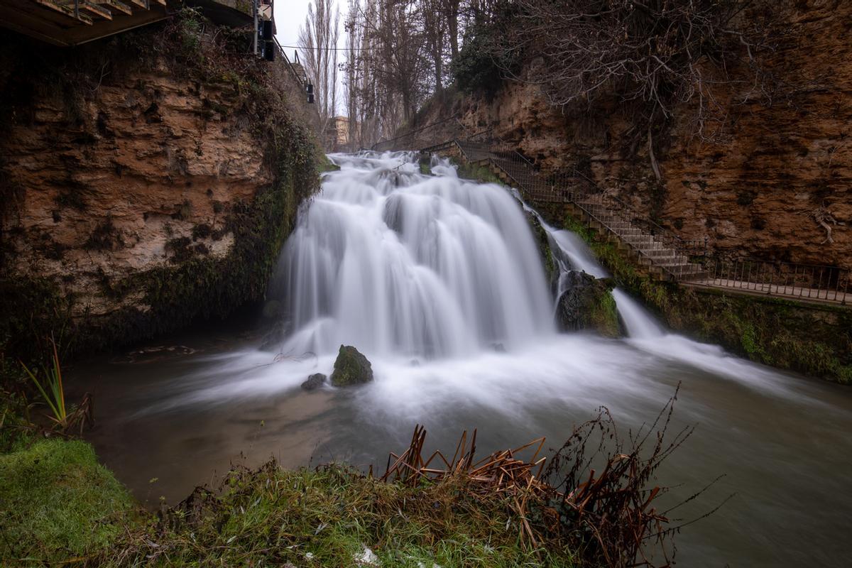 Una de las cascadas de Trillo