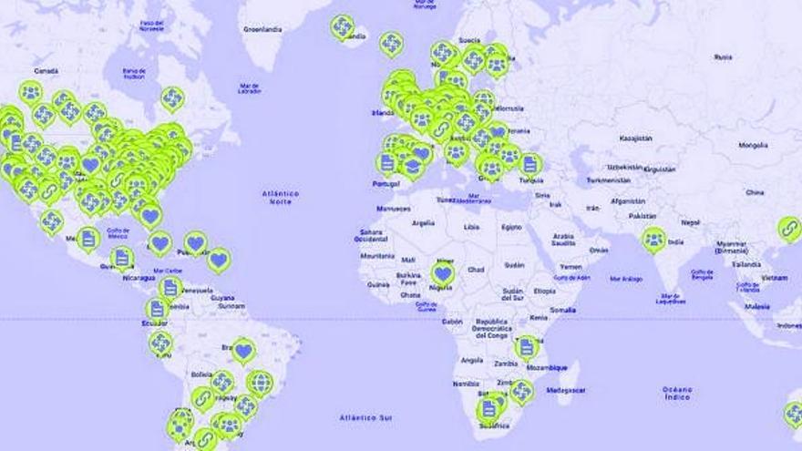 El mapa de las hermanas músicas