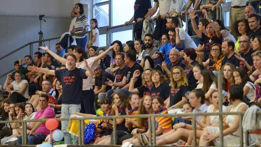 El Campeonato de España de Baloncesto celebrado en junio abarrotó el pabellón . // Santos Álvarez