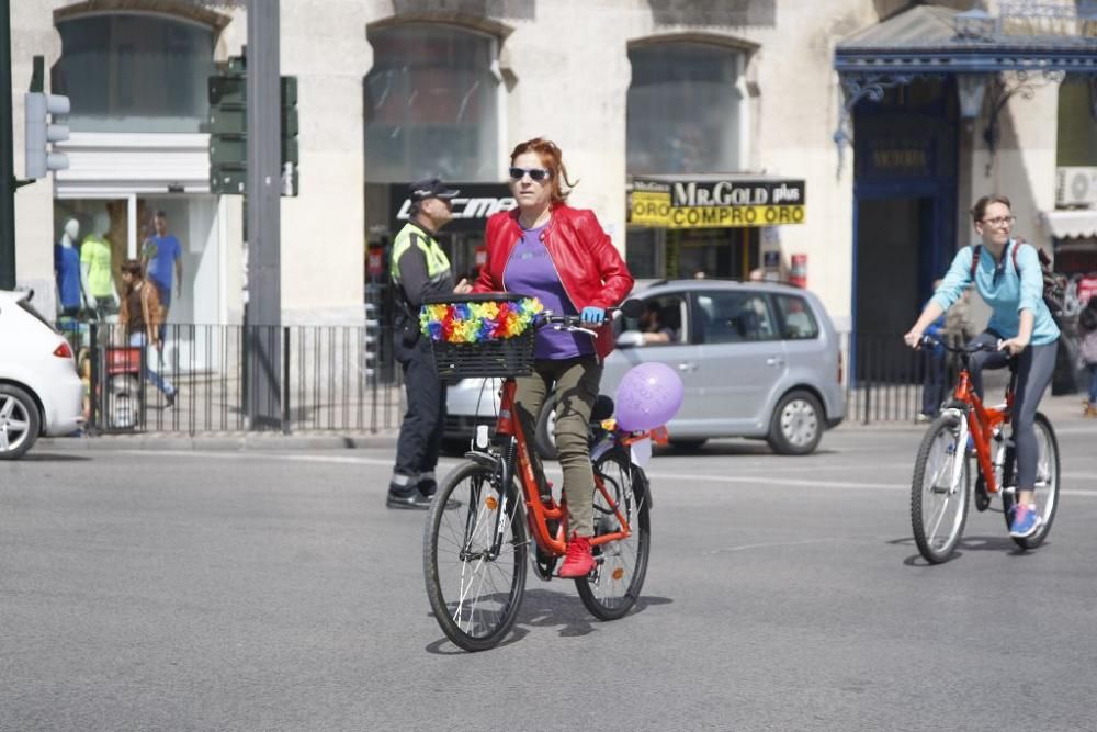 'Bicifestación' en Murcia