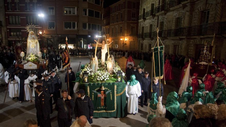 La procesión de la Resurreción de Avilés.