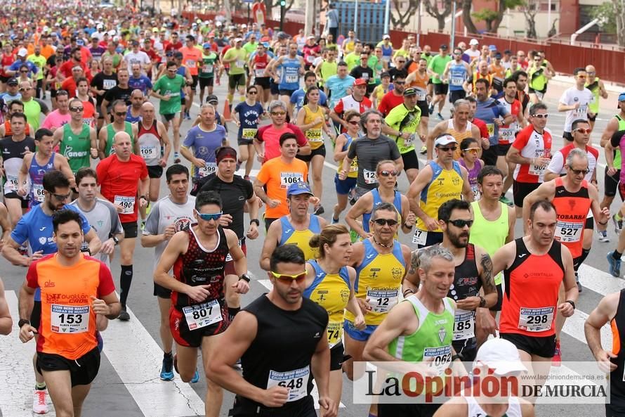 Media Maratón de Murcia: salida