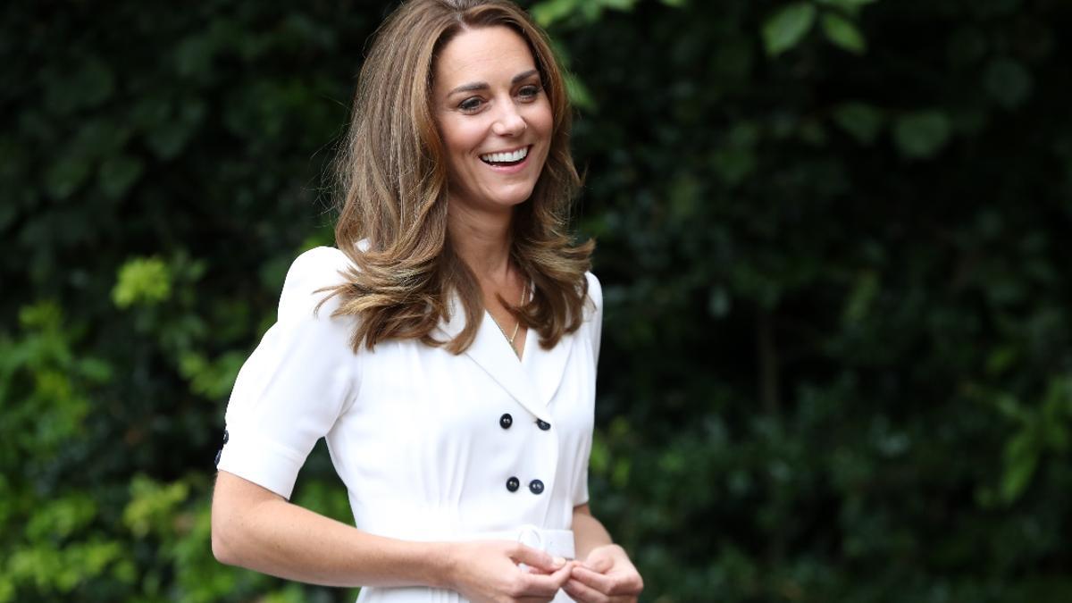 Kate Middleton, de impoluto blanco