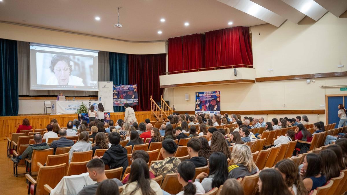 Entrega de premios del concurso del Instituto Santa Eulalia de Mérida.