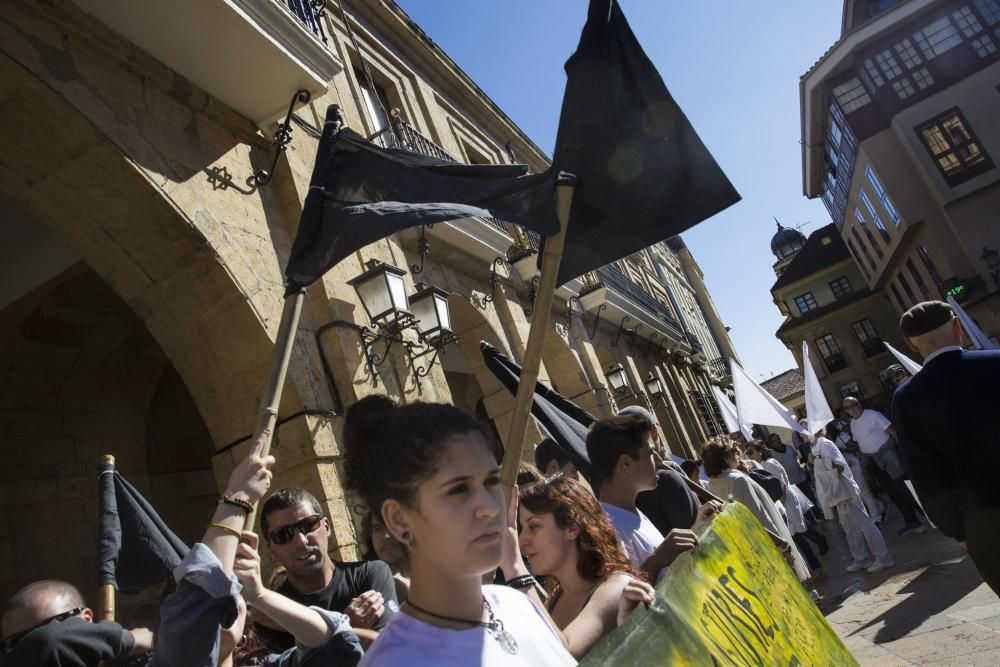 Manifestación en Oviedo por el desafío independentista