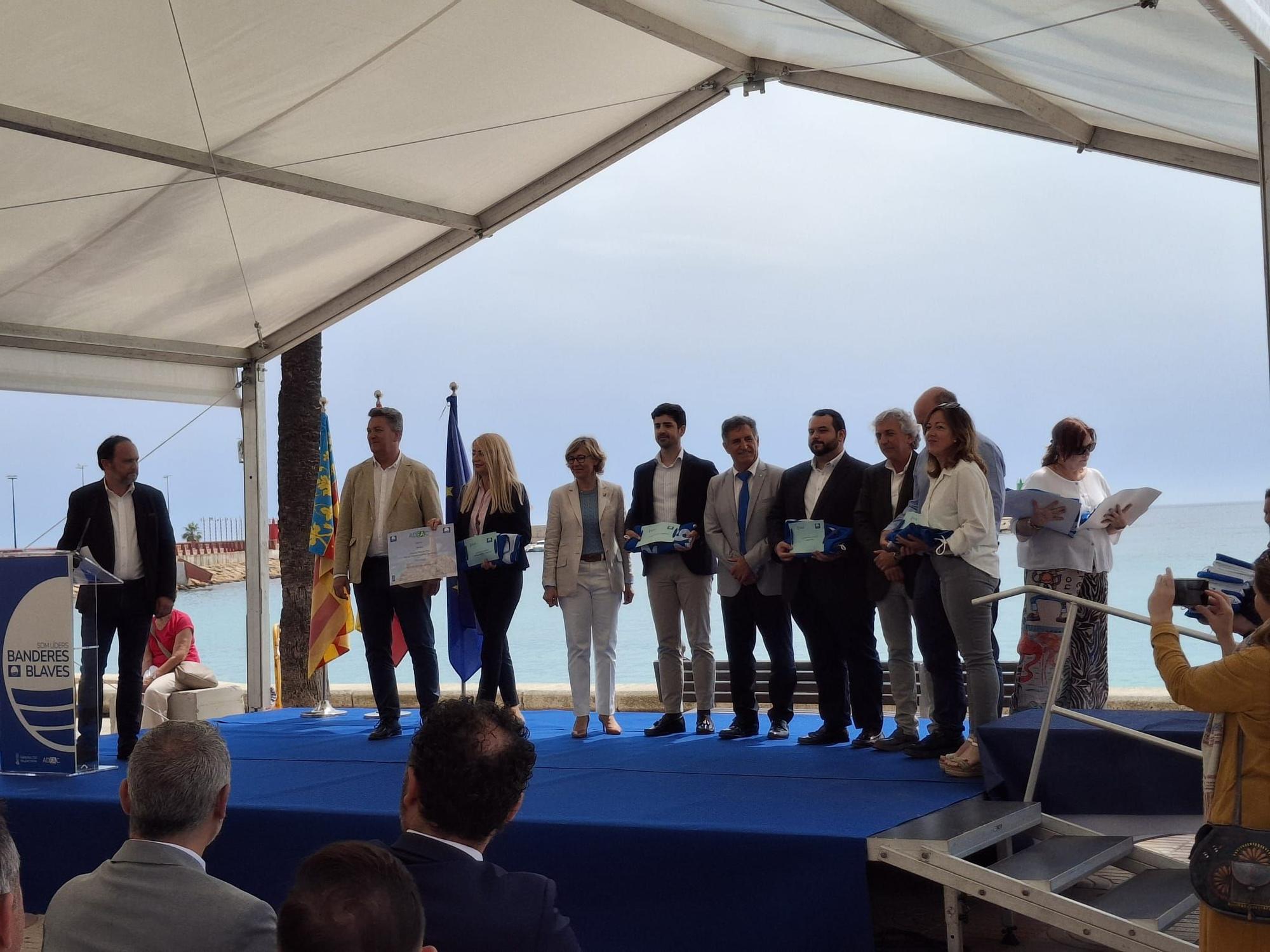 Xàbia, escenario de bandera: así ha sido la entrega de las 164 banderas azules (imágenes)