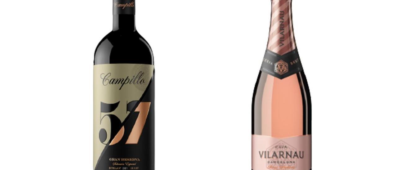 Campillo 57 Gran Reserva 2013 y Vilarnau Ecológico Brut Rosado Reserva, elegidos mejores vinos de España 2021.