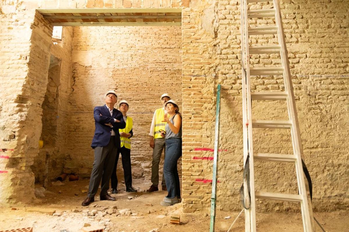 Los avances en las obras del Palacio del Pumarejo, en imágenes