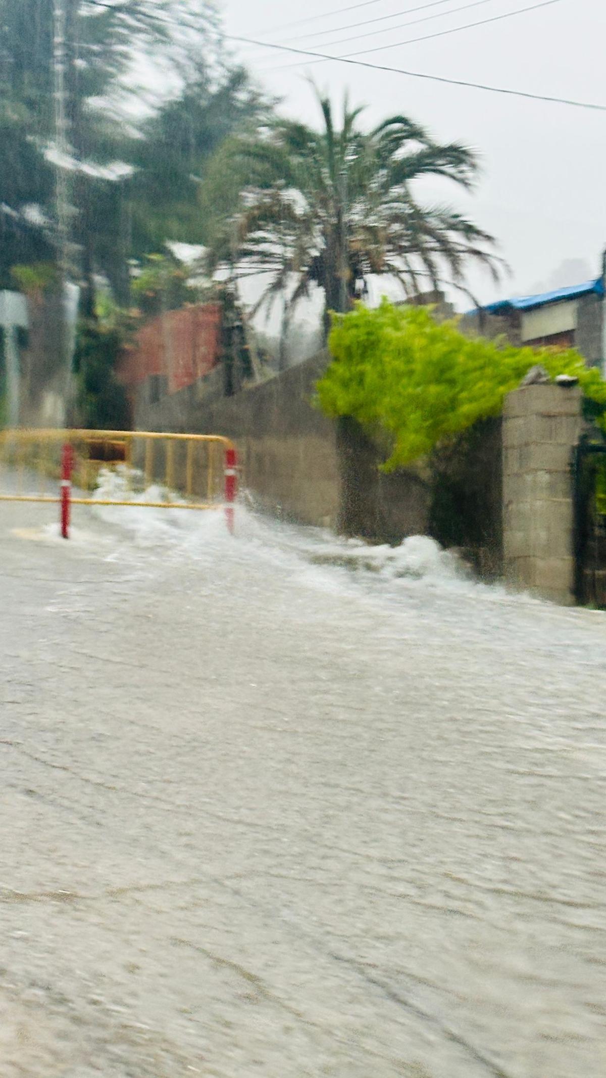 Un vial convertido en un río