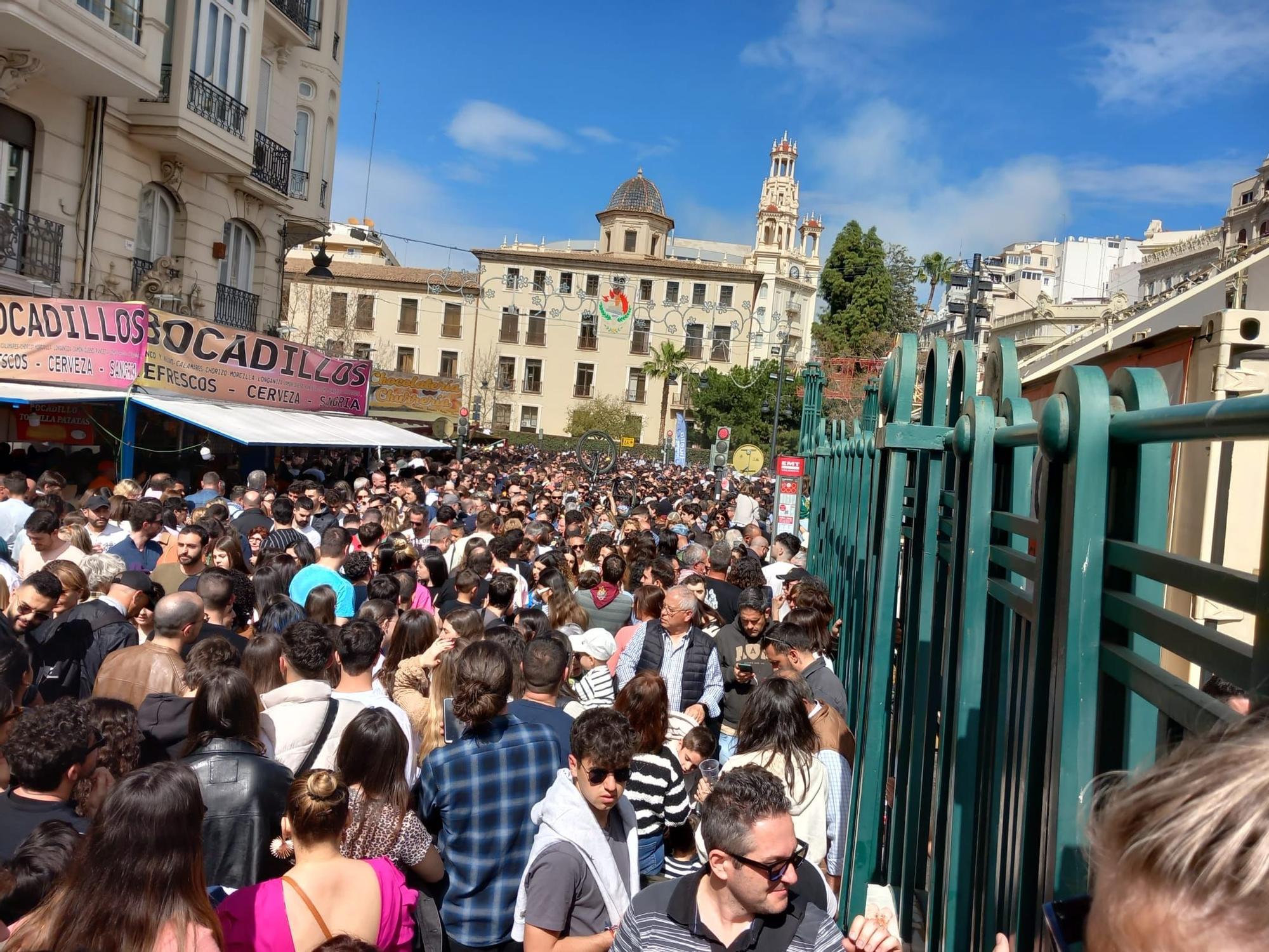 No cabe nadie más en València en el último fin de semana de las Fallas de 2023