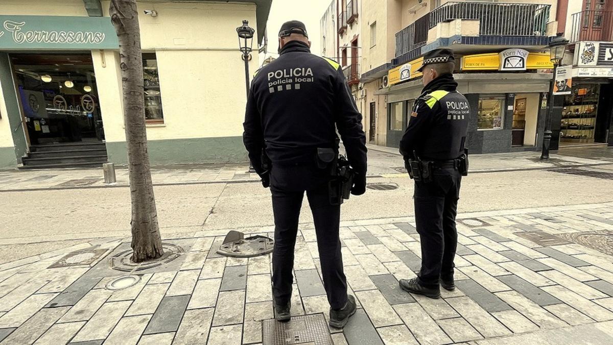 Les imatges dels contenidors destrossats a Blanes