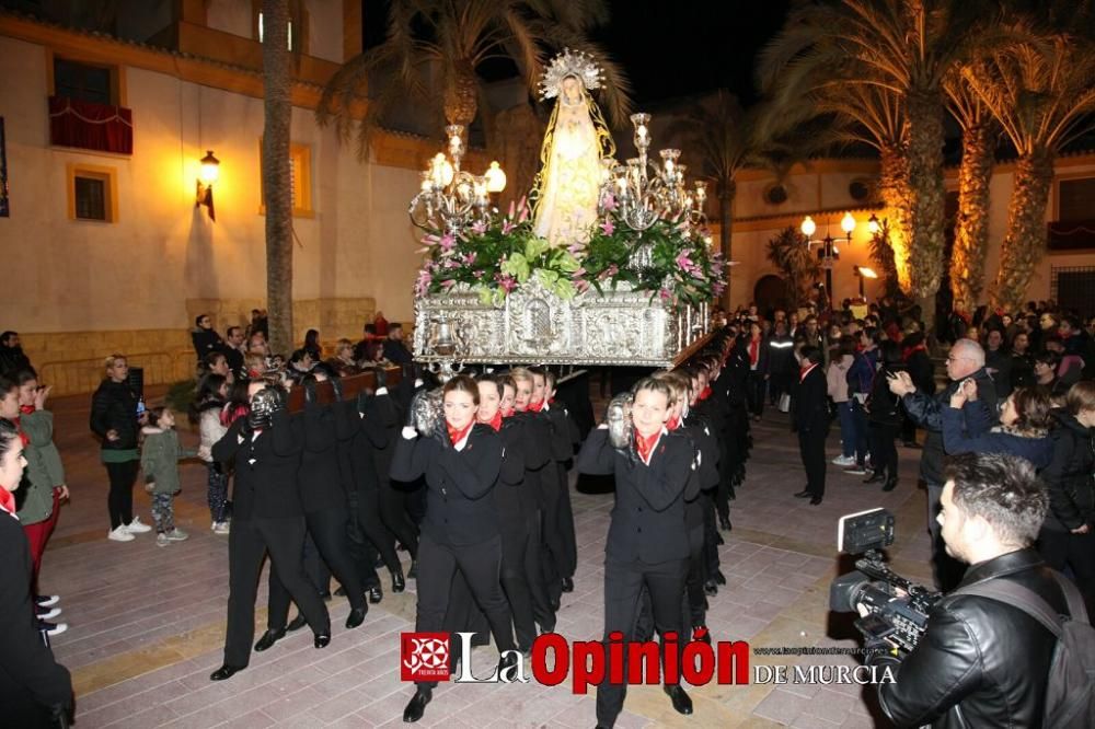 Encuentro en Lorca del Cristo de la Sangre, Señor de la Penitencia y la Virgen de la Soledad