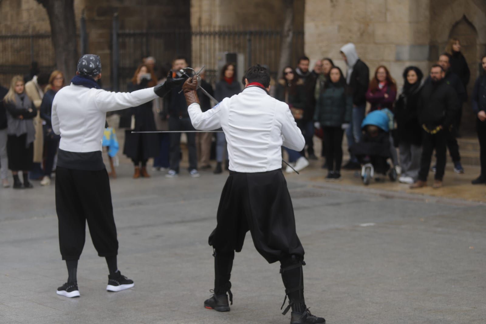 Exhibición de esgrima en València