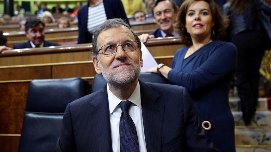 Mariano Rajoy en la segunda sesión del debate de investidura // Agencias