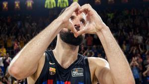 Nikola Mirotic, en una foto de archivo en su etapa como jugador del Barça