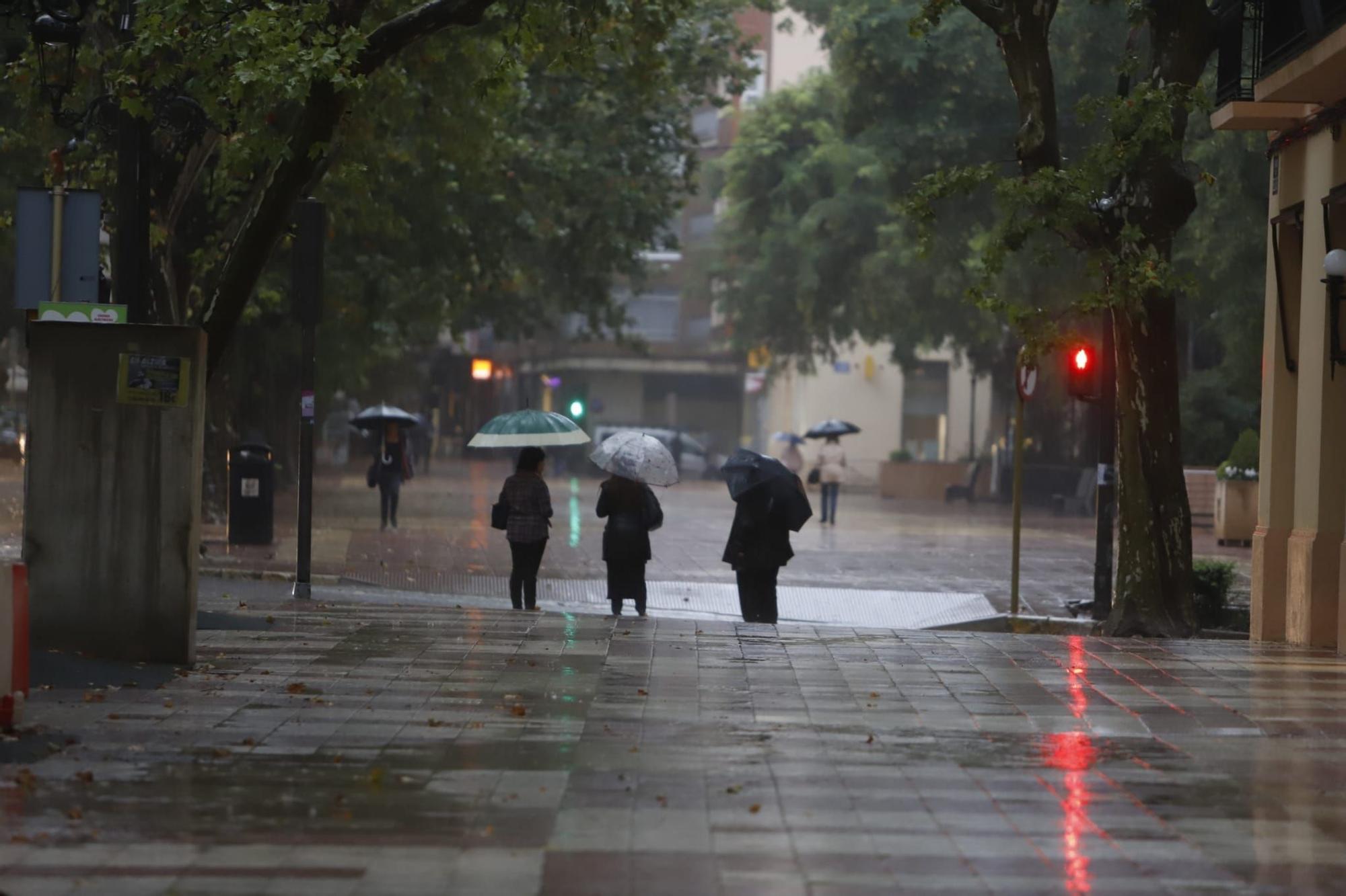 Las lluvias descargan en Xàtiva