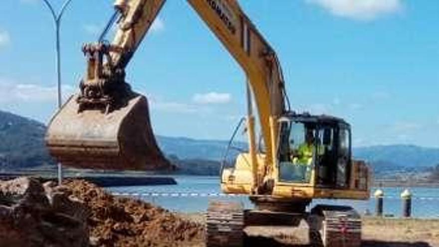 Las máquinas, trabajando.