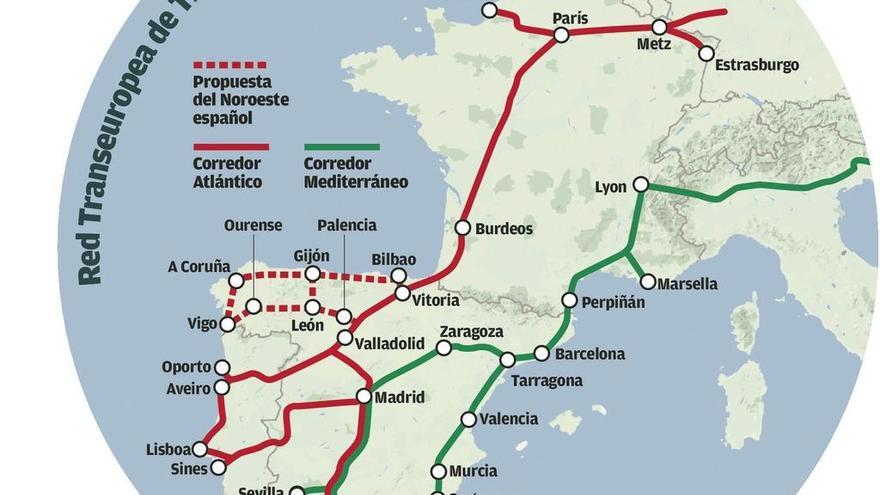 El Ministerio de Fomento estudia pedir fondos de la UE para el tren del noroeste como &quot;si fuese corredor&quot;