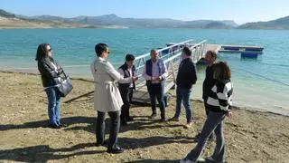 La Subbética amplía la oferta turística del embalse de Iznájar con un nuevo embarcadero en Rute