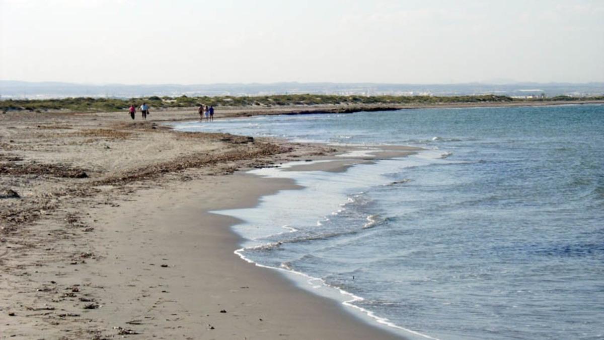 Playa de La Llana, en Murcia.