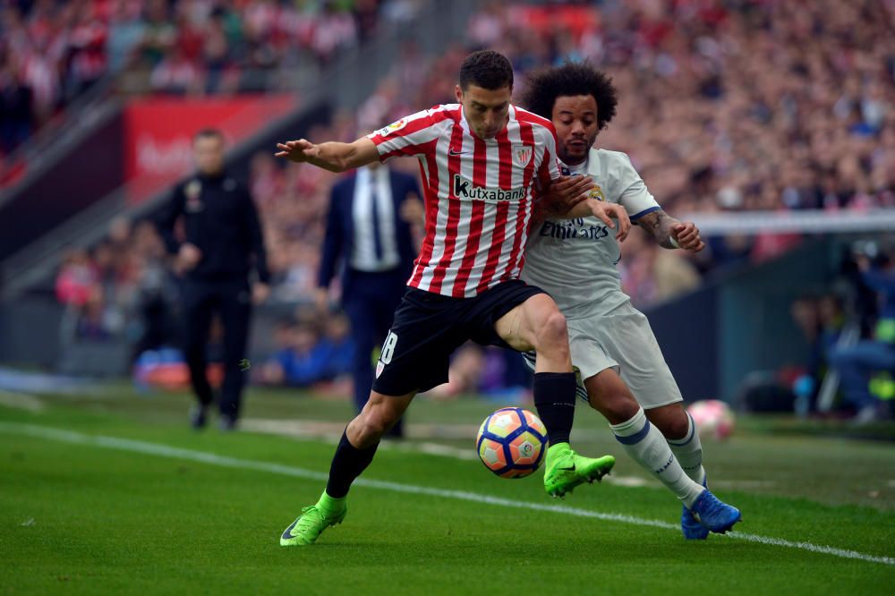 Las mejores imágenes del partido entre el Athletic y el Real Madrid en San Mamés.