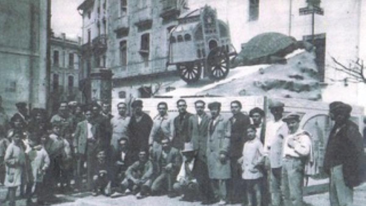 Imatge de la falla de 1931.