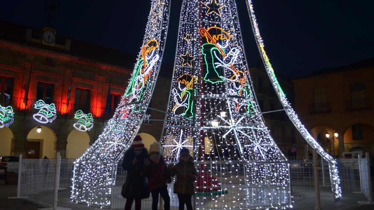 Benavente enciende las luces de Navidad