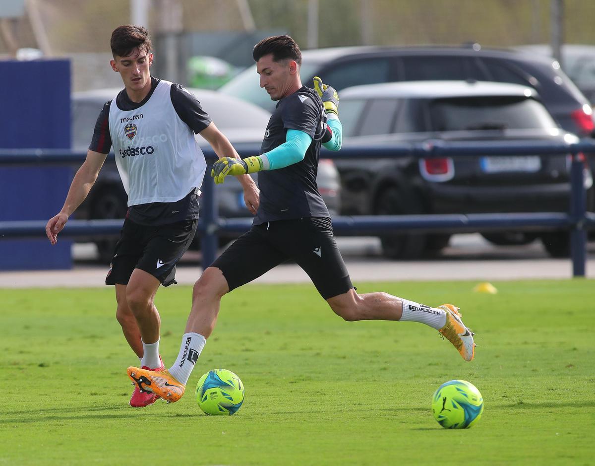 Entrenamiento del Levante UD de hoy