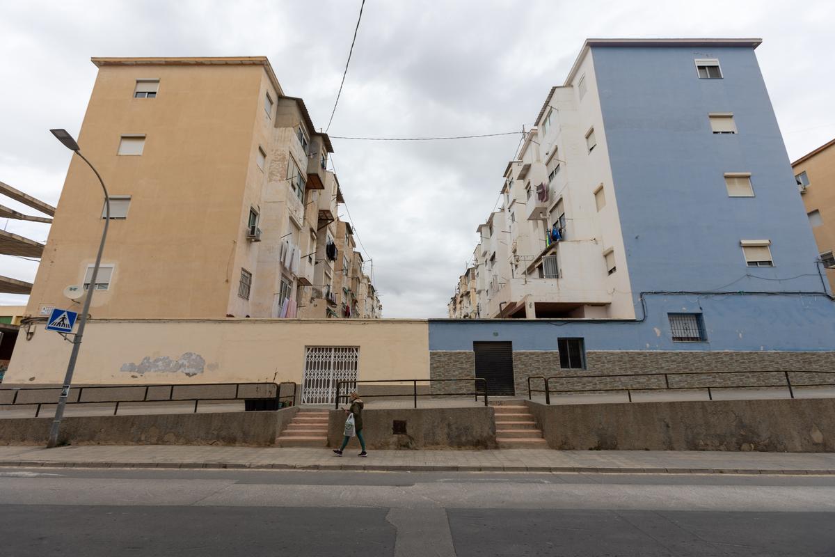 El barrio de Ciudad de Asís es uno de los más pobres de Alicante.