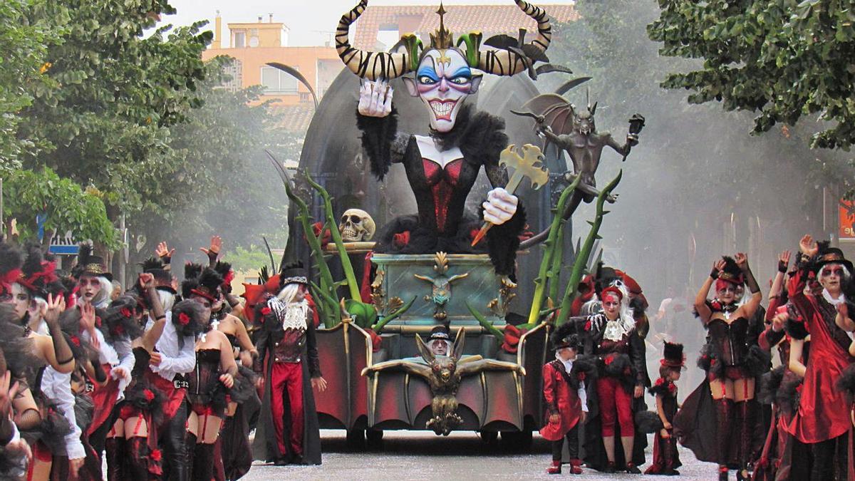 Foto d’arxiu de «Malefici Gòtic», el projecte que va presentar la Colla Garnatxa el 2017. | COLLA GARNATXA