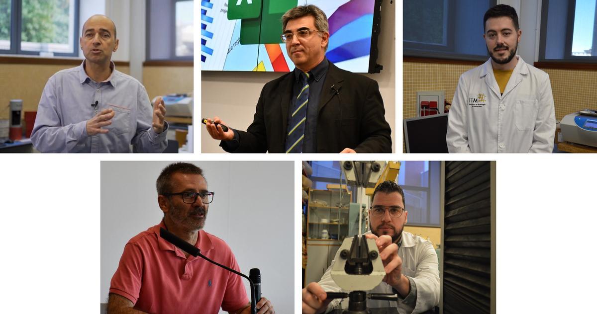 Los cinco investigadores del Campus de alcoy que aparecen en el raking de Stanford