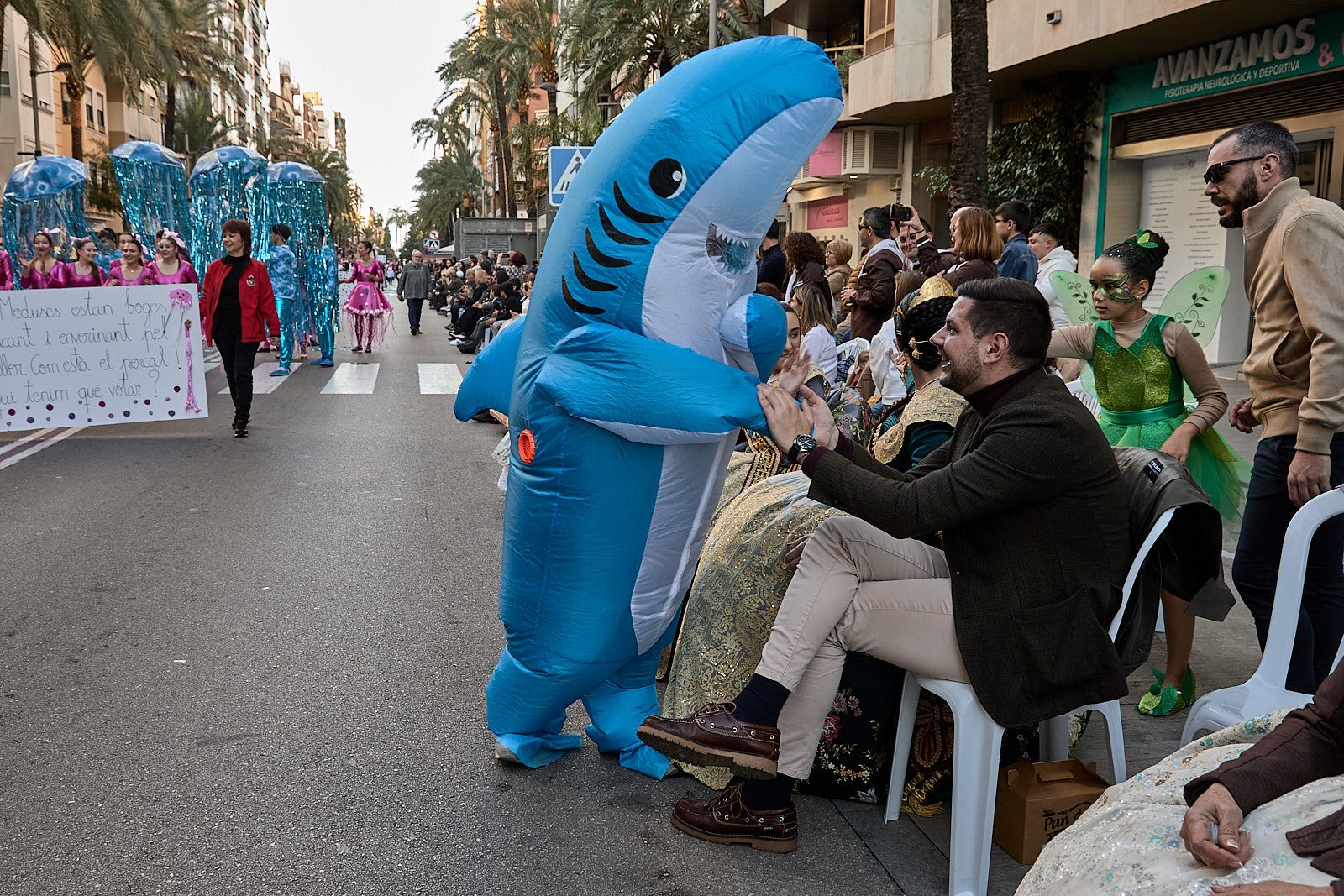 La Cavalcada de las Fallas de Gandia, en imágenes