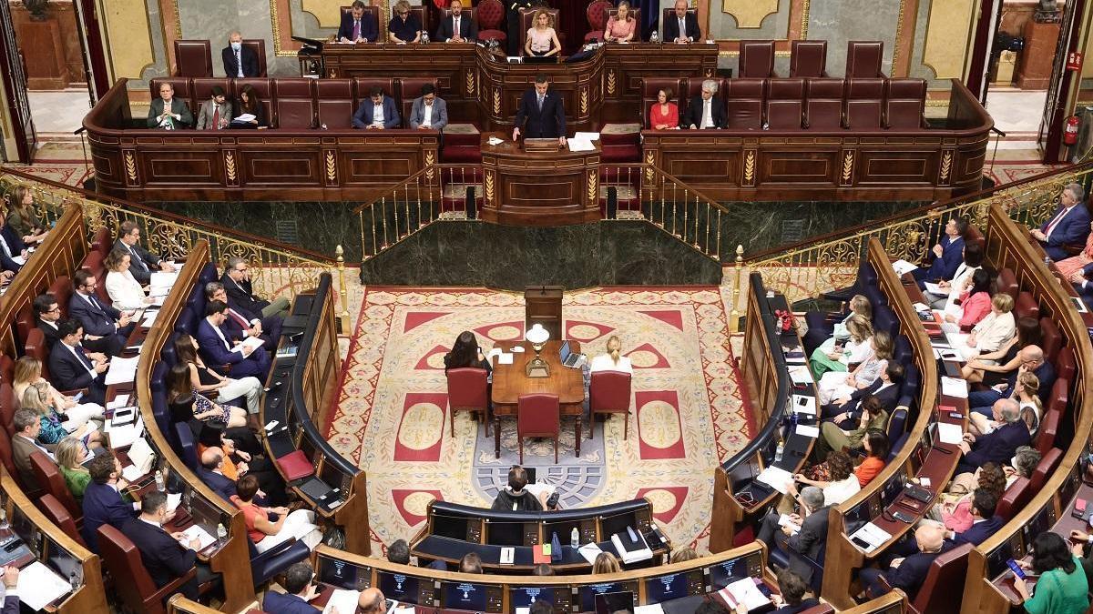 El Congreso de los Diputados, durante un pleno en la pasada legislatura.