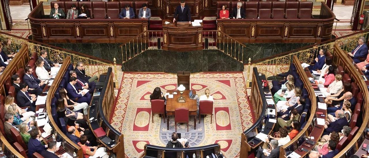El Congreso de los Diputados, durante un pleno en la pasada legislatura.