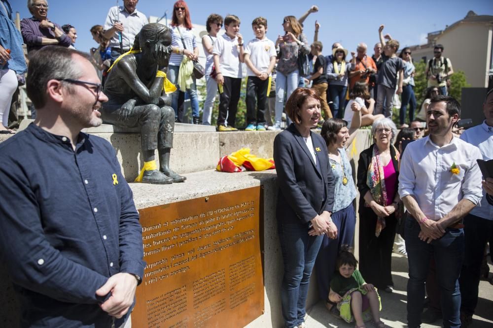 Inauguració de la plaça U d'Octubre de 2017 de Girona