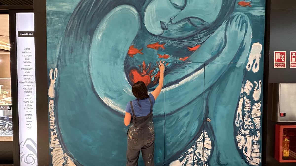Varios artistas llevan semanas trabajando en sus murales.