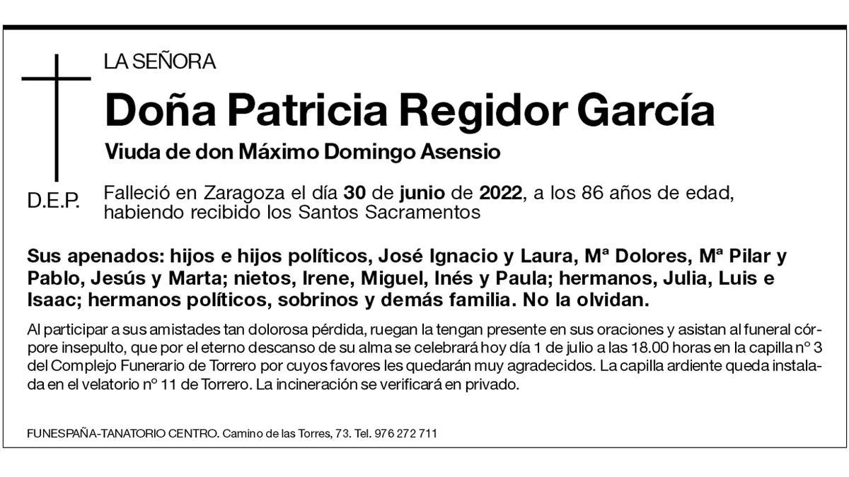 Patricia Regidor García