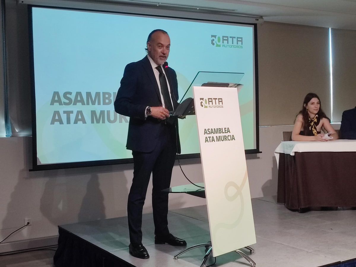Francisco Casado, presidente de ATA en Murcia, este miércoles.
