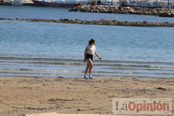 Primer día de paseos al aire libre en Mazarrón