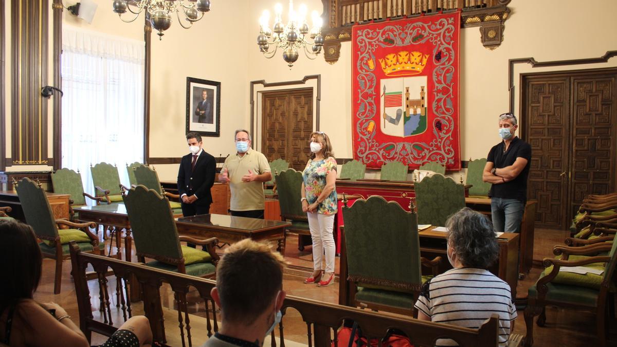 Fin del programa &quot;Avanza Joven 1.0&quot; en el Ayuntamiento de Zamora.