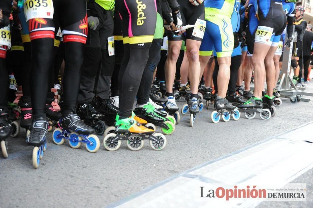 Murcia Maratón. Salida patinadores