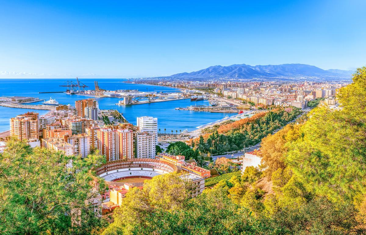 Paisaje urbano de Málaga