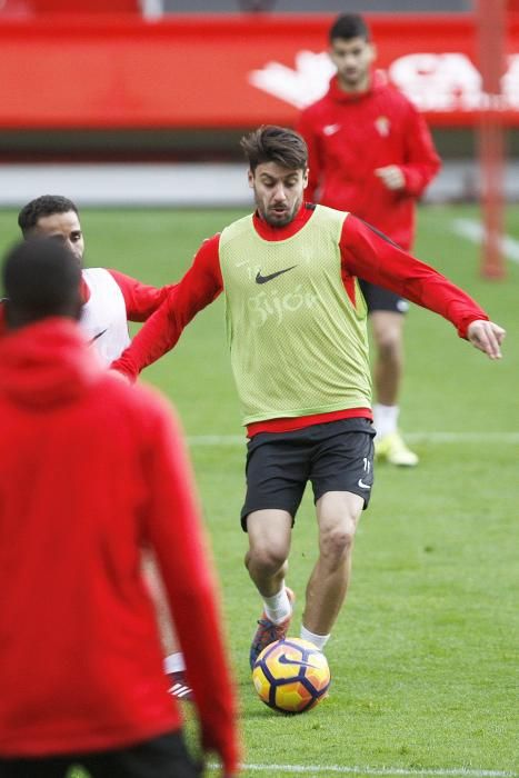 Entrenamiento del Sporting