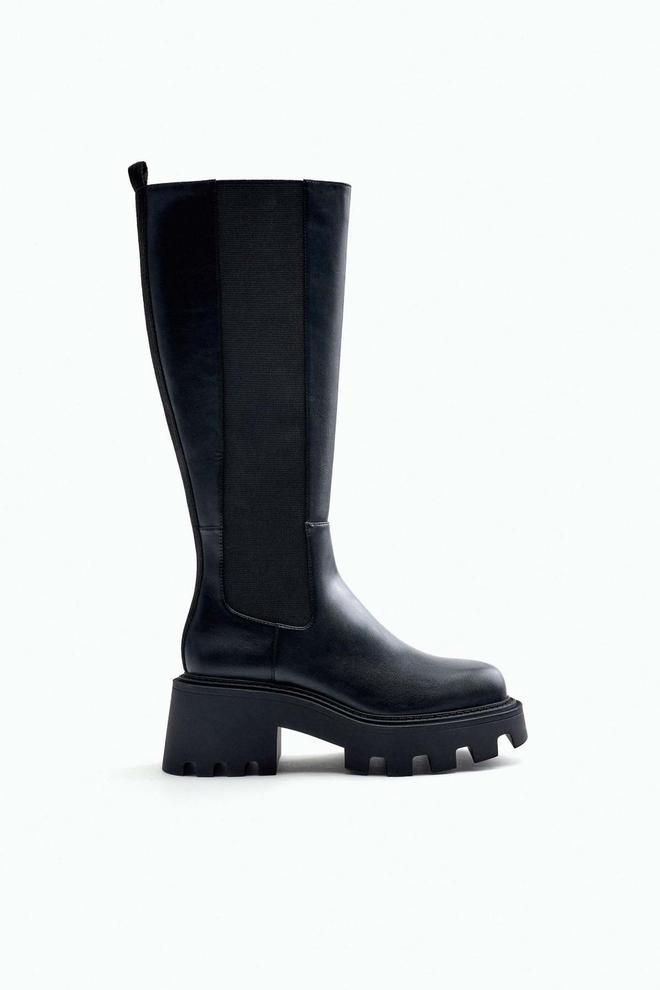 Botas de suela track de Zara