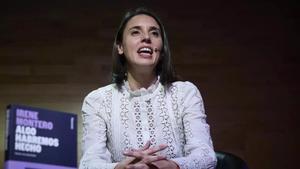 La exministra de Igualdad y eurodiputada de Podemos, Irene Montero.
