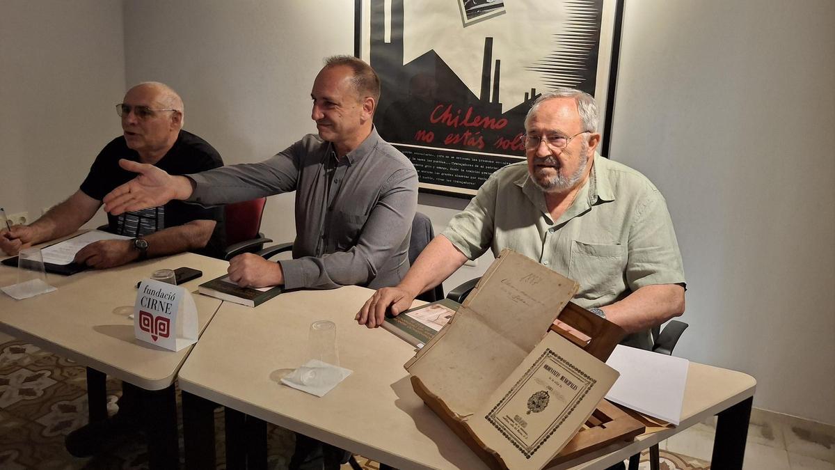 Andreu Ros, Rubén Martínez Dalmau y Antoni Espinós