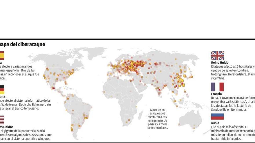 El violento ciberataque mundial, controlado